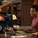 Penn Badgley and Tati Gabrielle in You season 3